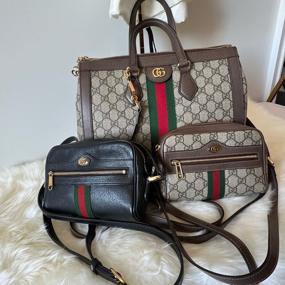 Gucci Brown and Black Designer Bags Set - Picture 5 of 5
